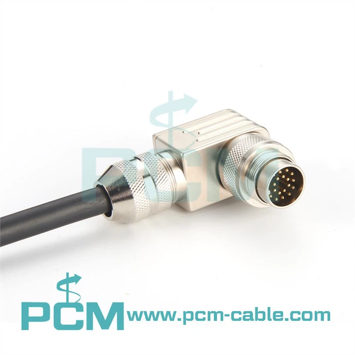 M16 connector 19 pin panel mount socket connector