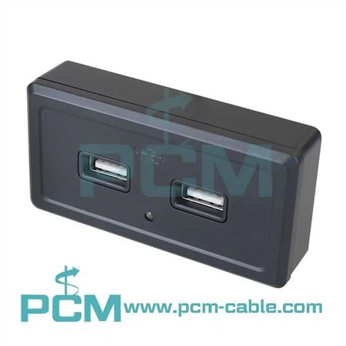 12V 24V 3,1A LED dvojitá nabíjacia zásuvka USB