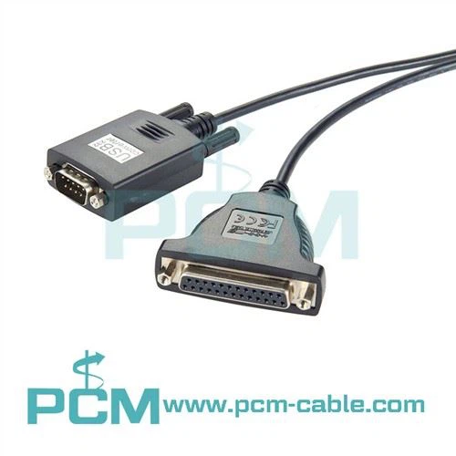 USB na sériový a paralelný adaptér DB9 DB25