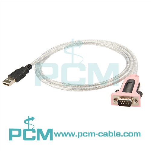 Kábel pre sériový port USB na RS232 priemyselnej kvality