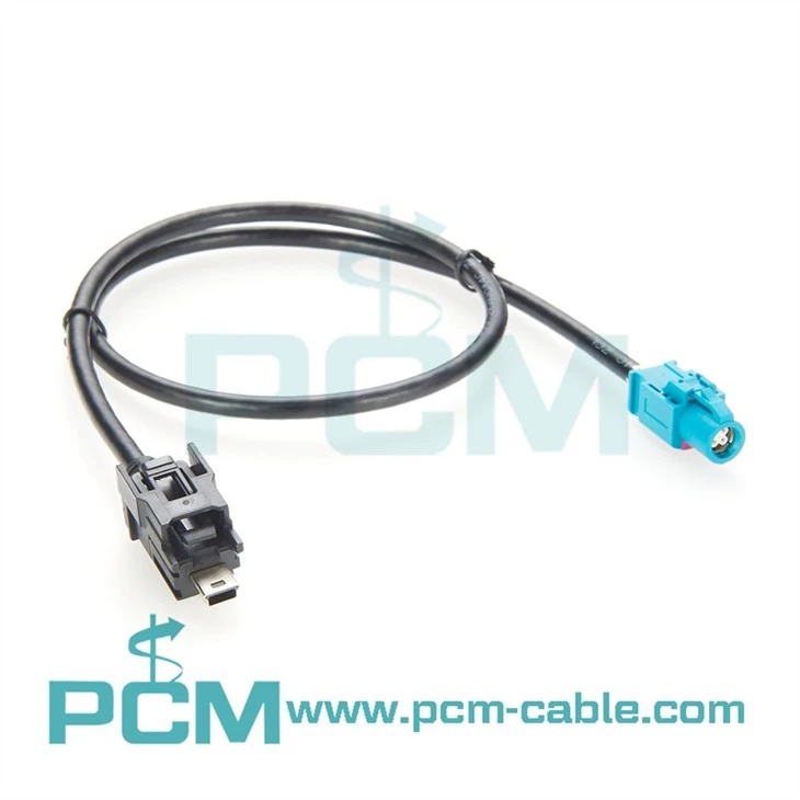 HSD to Mini USB Data Cable for Automotive and Industrial Applications