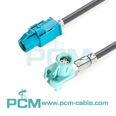 LVDS HSD káblová zostava HSD Žena do 90 stupňov HSD Ženská zostava RF kábla RF