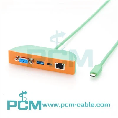 Dokovacia stanica USB-C s RS232, Gigabit LAN a duálnym USB 10 Gb/s